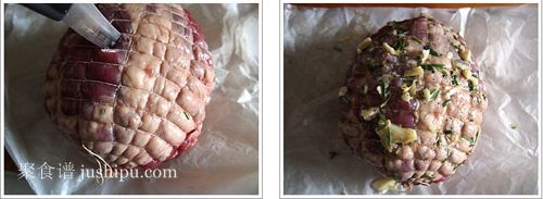 解析西餐 烤澳洲去骨網(wǎng)紋羊腿的做法 www.sk010.cn