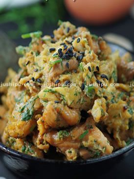 茴香雞肉炒蛋的做法 茴香雞肉炒蛋的做法