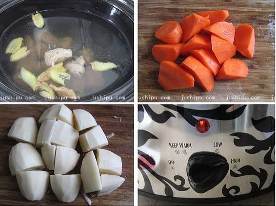 排骨蓮藕湯的做法 www.sk010.cn