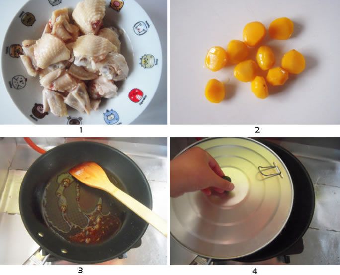 栗子燒雞翅的做法 www.sk010.cn