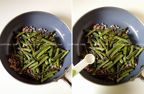 少油版干煸豆角的做法 www.sk010.cn