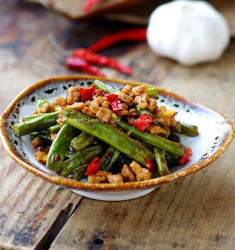 少油版干煸豆角的做法 www.sk010.cn