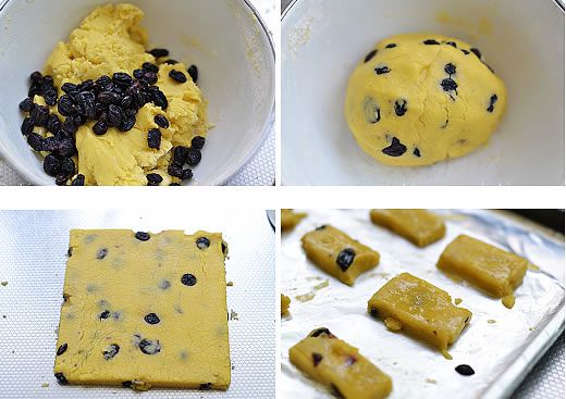 葡萄干奶酥塊的做法 www.sk010.cn