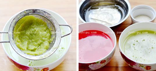 西瓜青提果凍杯的做法 www.sk010.cn