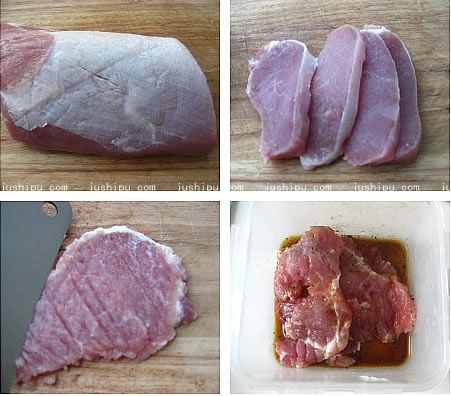 橙汁豬扒的做法 www.sk010.cn