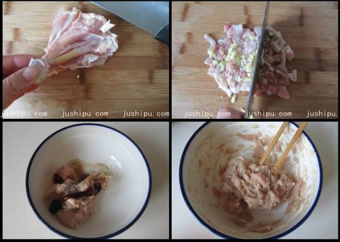 荔枝雞球的做法 www.sk010.cn