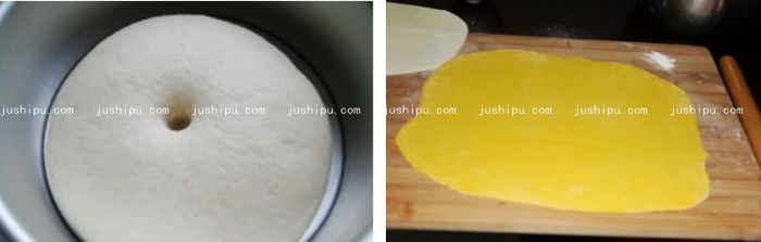 南瓜饅頭卷的做法 www.sk010.cn