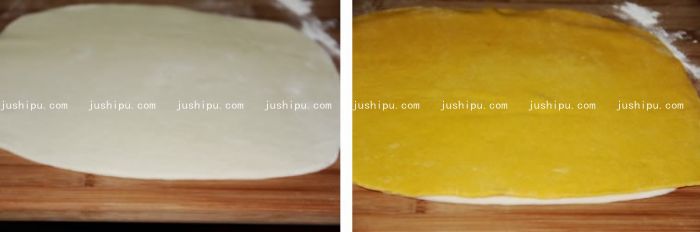 南瓜饅頭卷的做法 www.sk010.cn