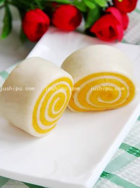 南瓜饅頭卷的做法 南瓜饅頭卷的做法