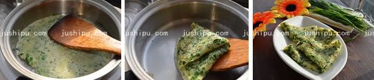 韭菜煎餅的做法 www.sk010.cn