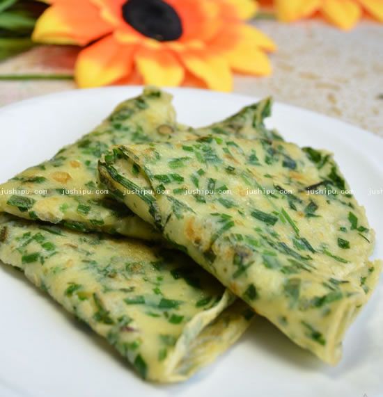 韭菜煎餅的做法 www.sk010.cn