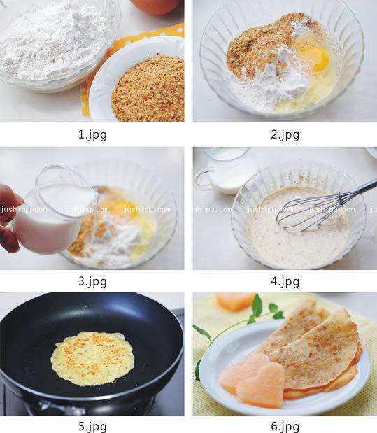 奶香胚芽蛋餅的做法 www.sk010.cn