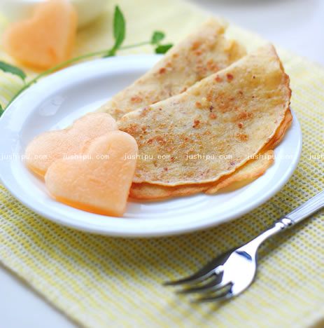 奶香胚芽蛋餅的做法 www.sk010.cn