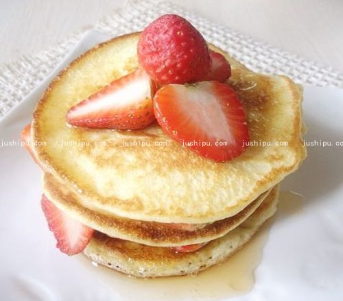草莓焦糖松餅的做法 www.sk010.cn