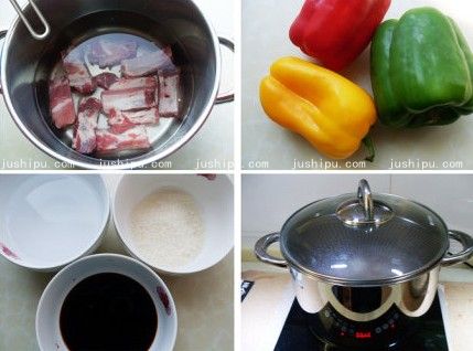 三杯排骨的做法 www.sk010.cn