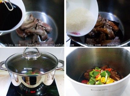 三杯排骨的做法 www.sk010.cn