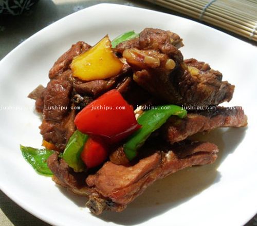 三杯排骨的做法 www.sk010.cn