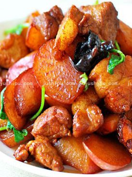 水蘿卜燒肉的做法 水蘿卜燒肉的做法