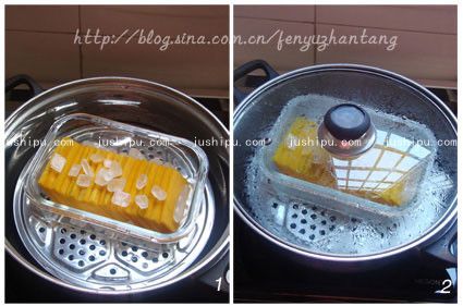 冰糖百合南瓜的做法 www.sk010.cn