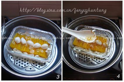 冰糖百合南瓜的做法 www.sk010.cn