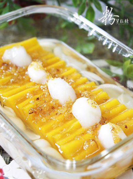 冰糖百合南瓜的做法 www.sk010.cn