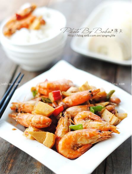 筍丁香辣蝦的做法 www.sk010.cn