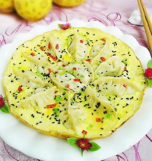 抱蛋煎餃的做法 www.sk010.cn