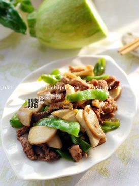 美食天下青椒杏鮑菇炒肉絲的做法 美食天下青椒杏鮑菇炒肉絲的做法