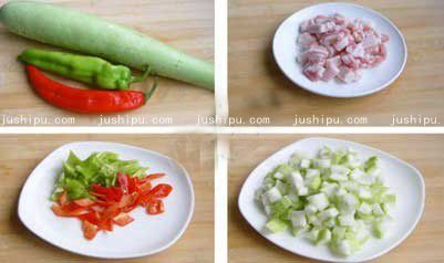 瓠瓜炒肉的做法 www.sk010.cn