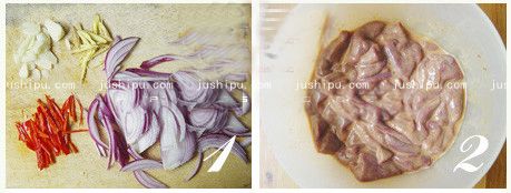 火爆豬肝的做法 www.sk010.cn