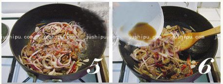 火爆豬肝的做法 www.sk010.cn