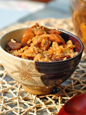 松蘑雞肉煲仔飯的做法 松蘑雞肉煲仔飯的做法