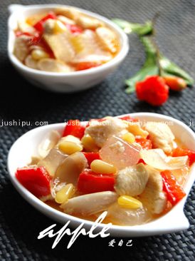 蘆薈百合松仁雞丁的做法 蘆薈百合松仁雞丁的做法