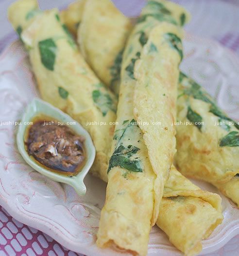 荊芥煎餅的做法 www.sk010.cn