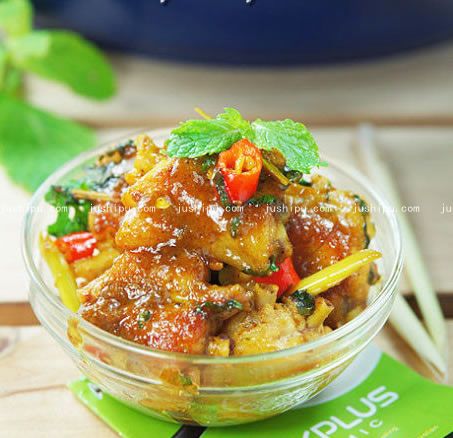 香茅咖喱雞翅的做法 www.sk010.cn