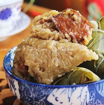 鮮肉粽的做法 www.sk010.cn