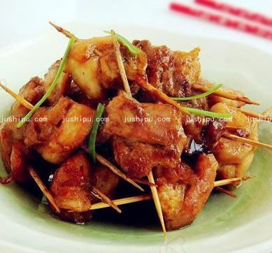 牙簽香雞塊的做法 牙簽香雞塊的做法