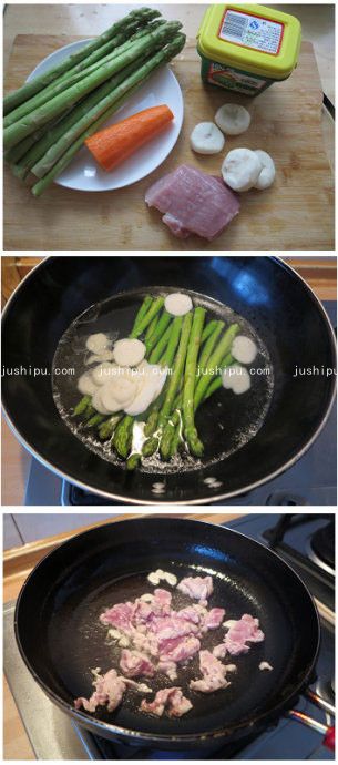 醬爆肉片蘆筍的做法 www.sk010.cn
