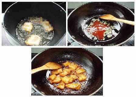 糖醋瓦塊魚的做法 www.sk010.cn
