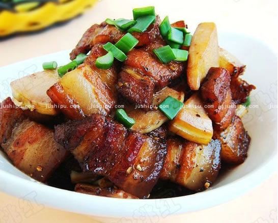 干煸春筍五花肉的做法 www.sk010.cn