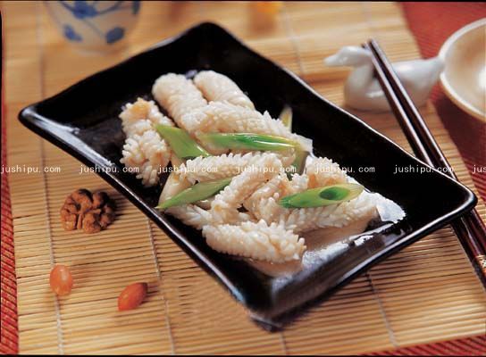 清炒魷魚卷的做法 www.sk010.cn